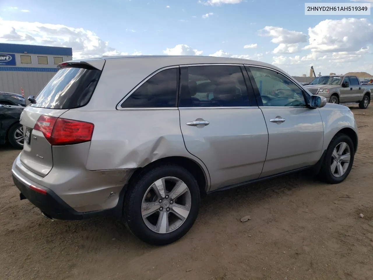 2010 Acura Mdx Technology VIN: 2HNYD2H61AH519349 Lot: 72854594