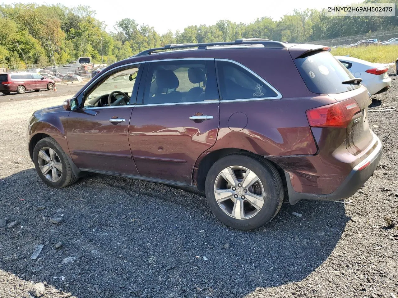 2010 Acura Mdx Technology VIN: 2HNYD2H69AH502475 Lot: 73852224