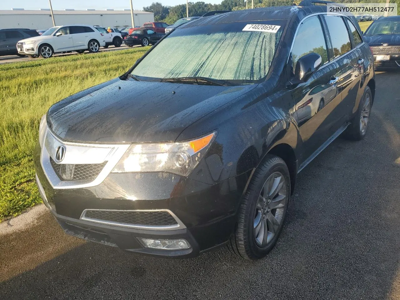 2010 Acura Mdx Advance VIN: 2HNYD2H77AH512477 Lot: 74028694