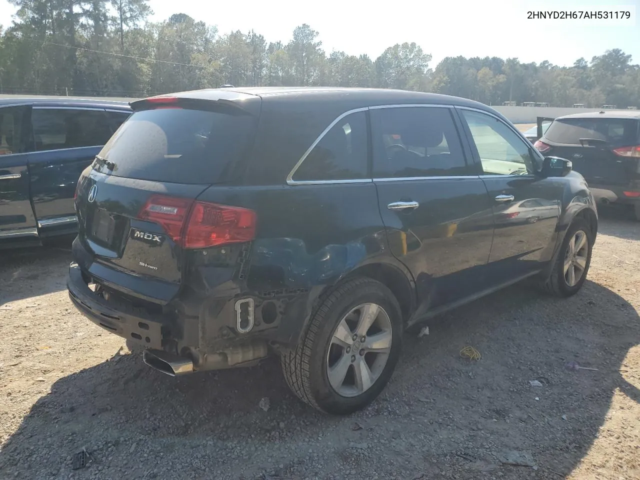 2010 Acura Mdx Technology VIN: 2HNYD2H67AH531179 Lot: 74546554