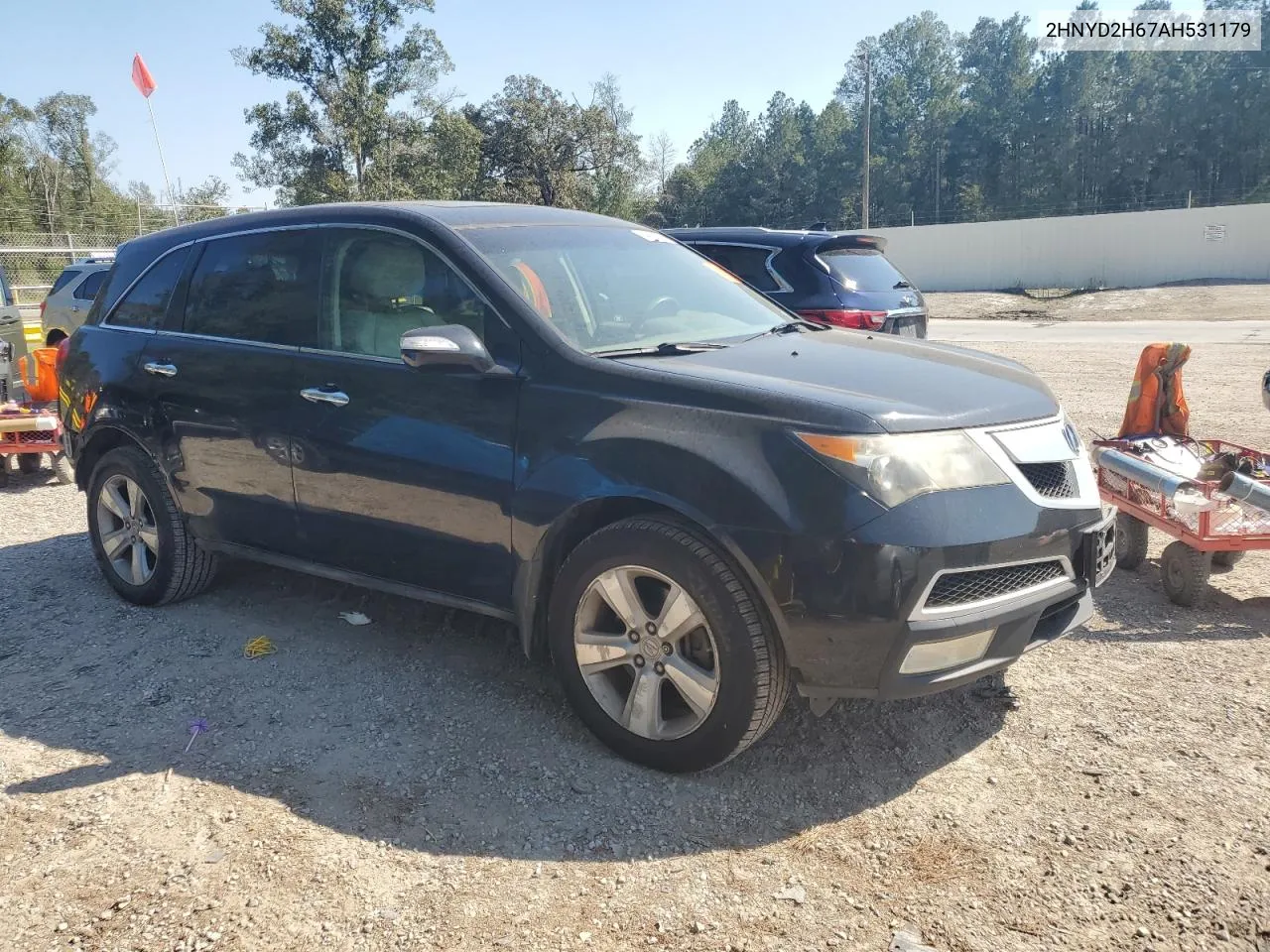 2010 Acura Mdx Technology VIN: 2HNYD2H67AH531179 Lot: 74546554