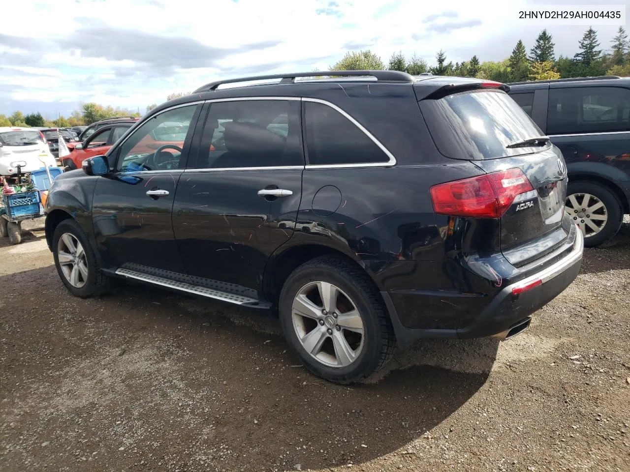 2010 Acura Mdx VIN: 2HNYD2H29AH004435 Lot: 74827144