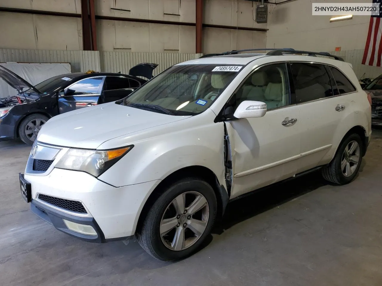 2010 Acura Mdx Technology VIN: 2HNYD2H43AH507220 Lot: 74957474