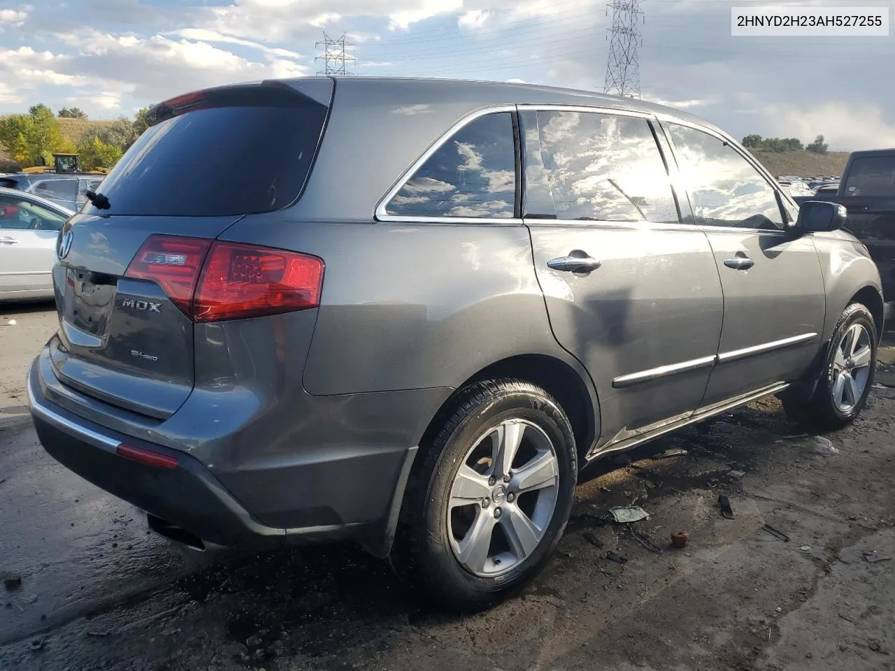 2010 Acura Mdx VIN: 2HNYD2H23AH527255 Lot: 75234224