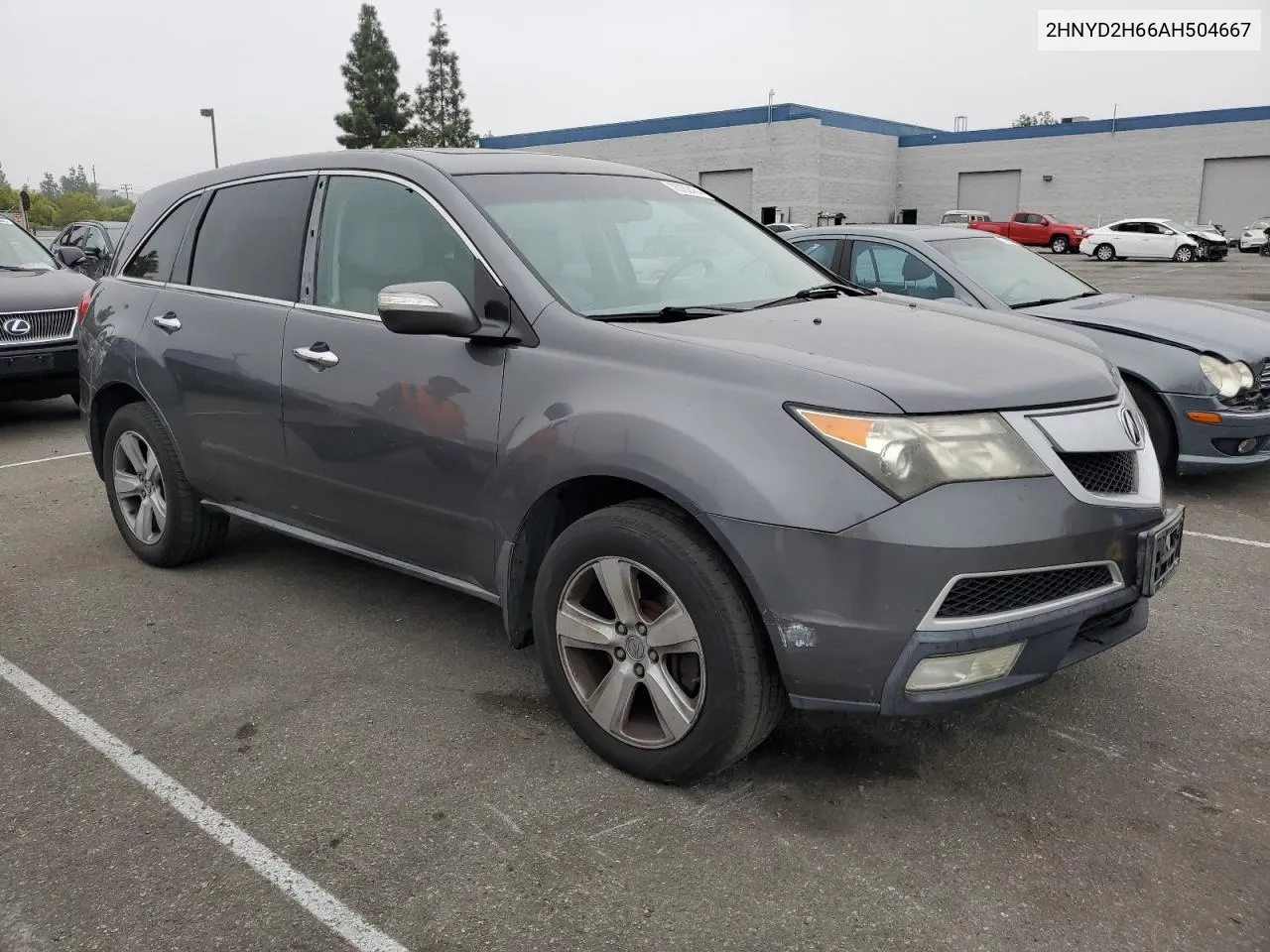 2010 Acura Mdx Technology VIN: 2HNYD2H66AH504667 Lot: 75752454