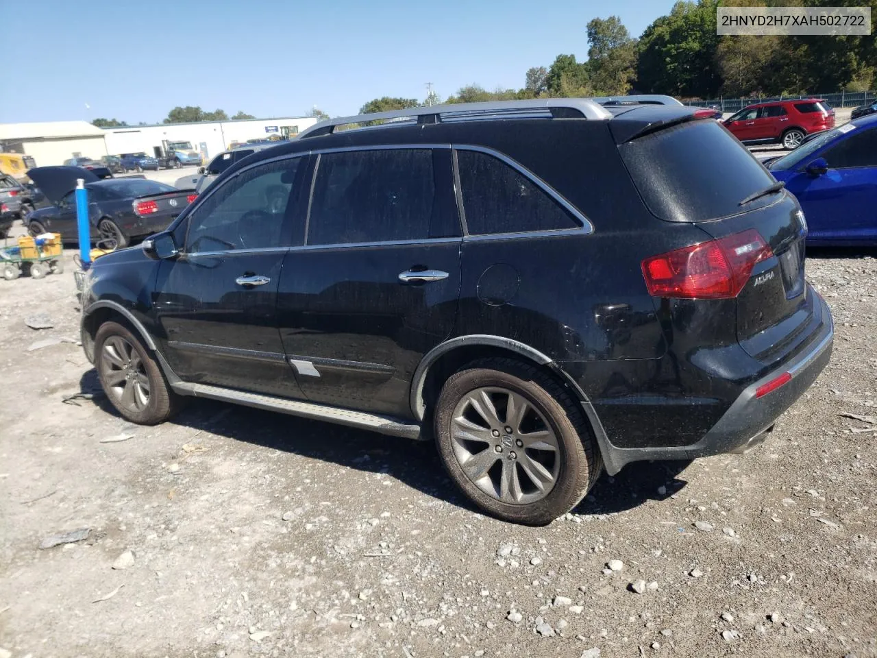 2010 Acura Mdx Advance VIN: 2HNYD2H7XAH502722 Lot: 75875444