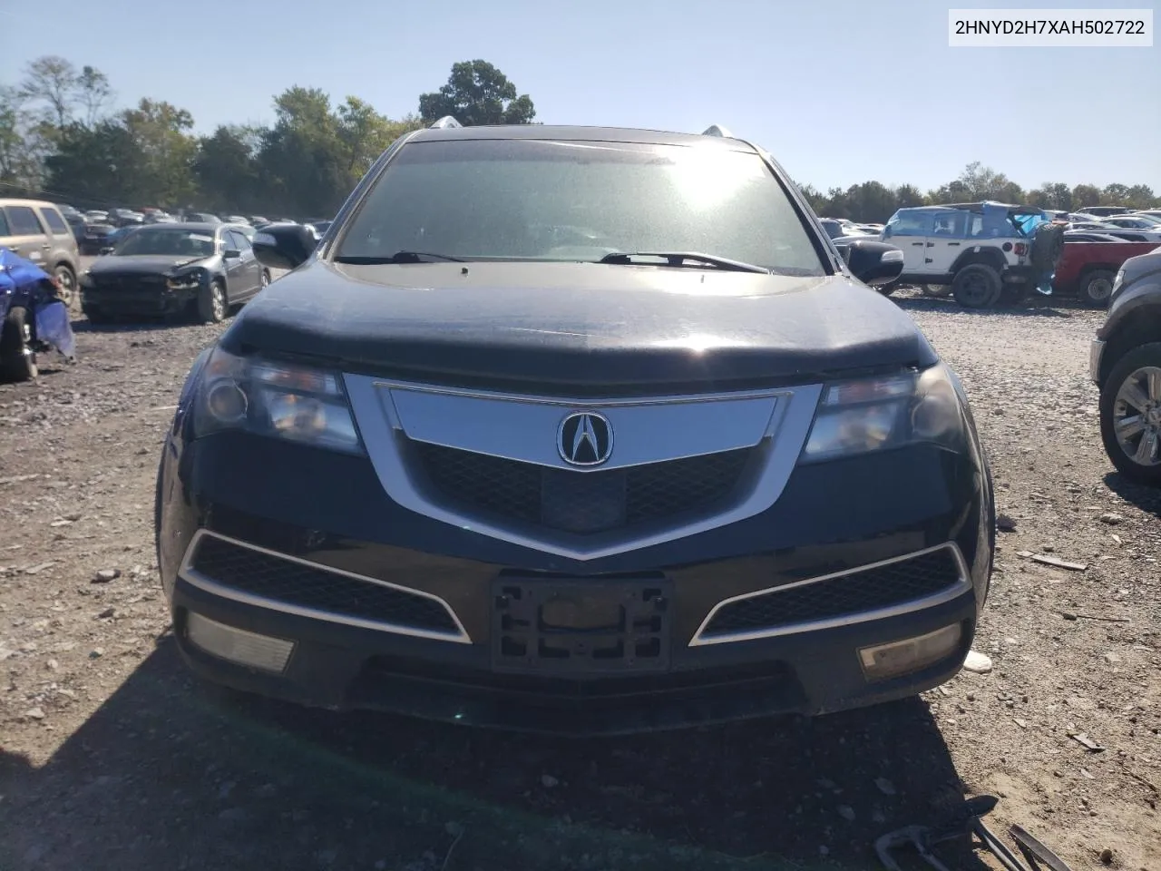 2010 Acura Mdx Advance VIN: 2HNYD2H7XAH502722 Lot: 75875444