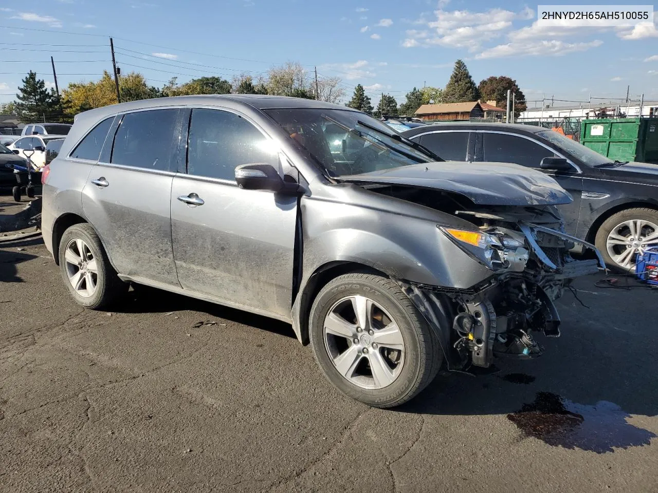 2010 Acura Mdx Technology VIN: 2HNYD2H65AH510055 Lot: 76076414