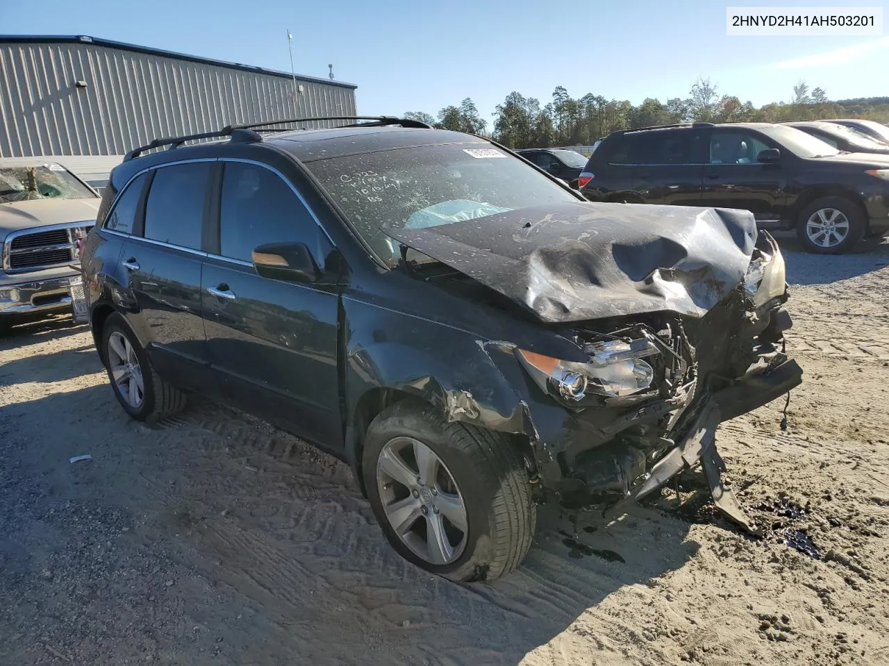 2010 Acura Mdx Technology VIN: 2HNYD2H41AH503201 Lot: 76151974