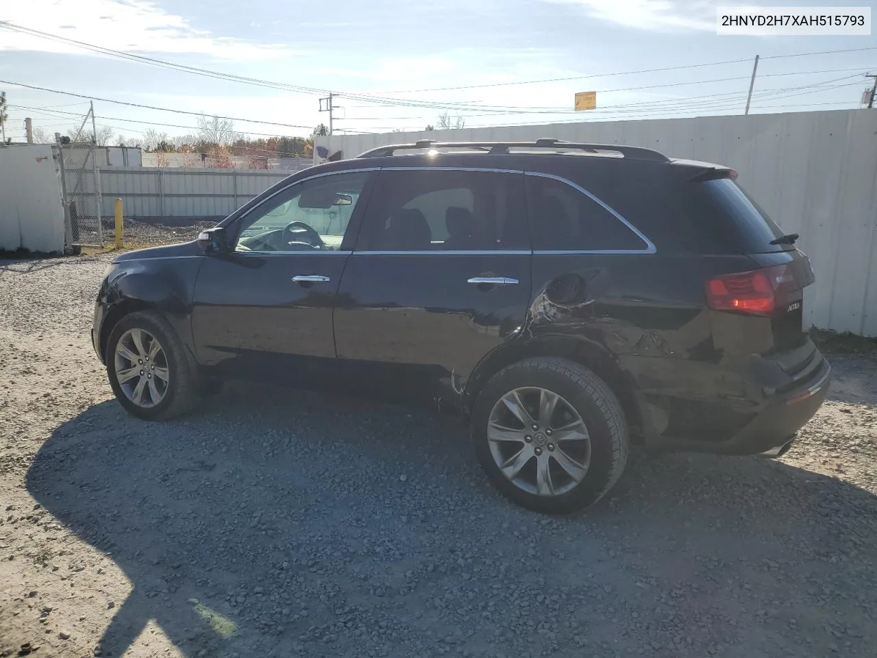 2010 Acura Mdx Advance VIN: 2HNYD2H7XAH515793 Lot: 76464654