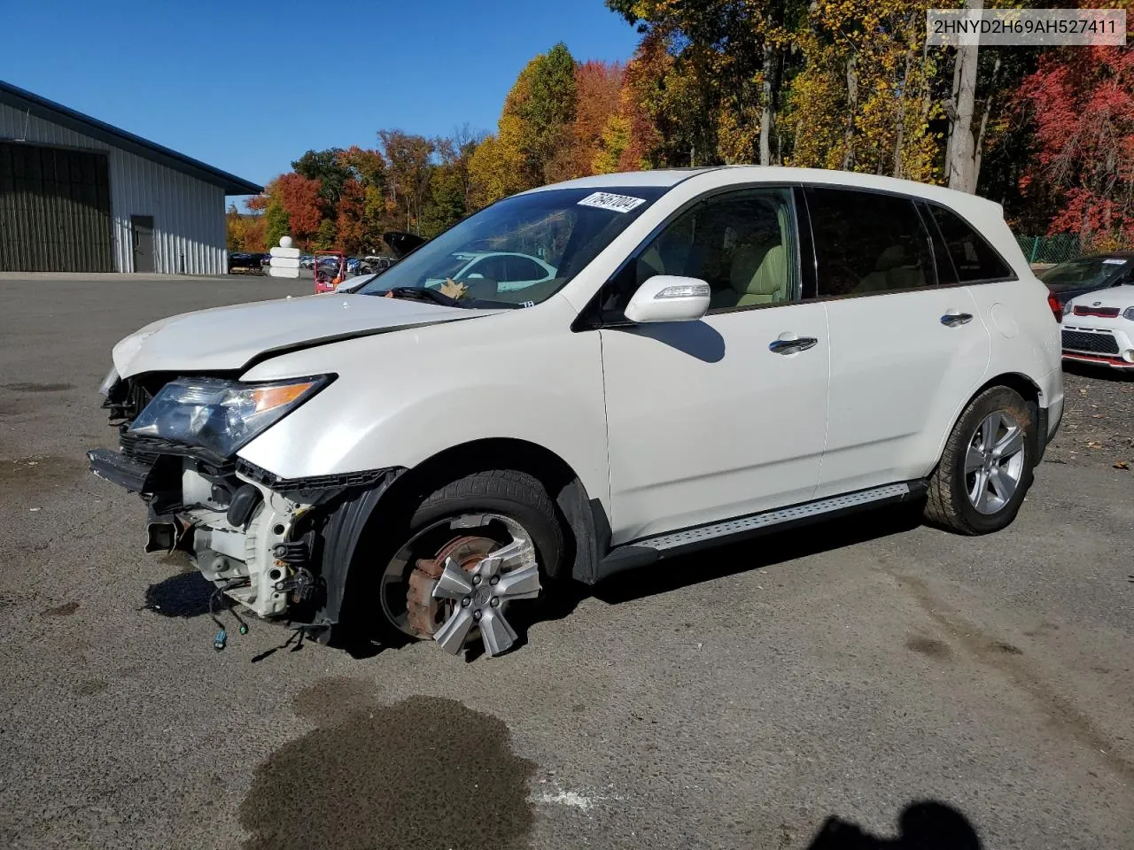 2010 Acura Mdx Technology VIN: 2HNYD2H69AH527411 Lot: 76467004