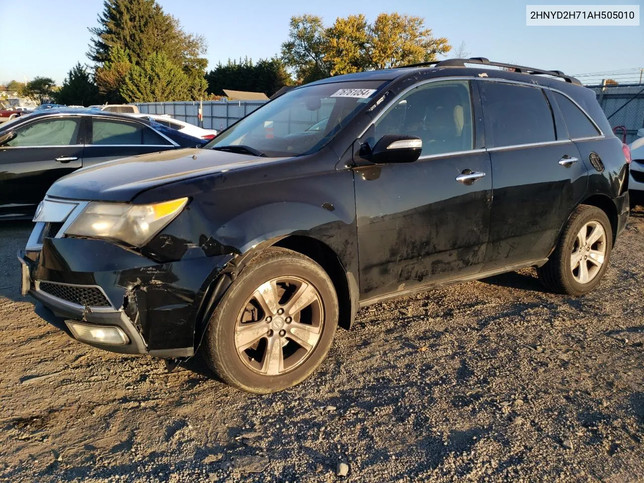 2010 Acura Mdx Advance VIN: 2HNYD2H71AH505010 Lot: 76761054