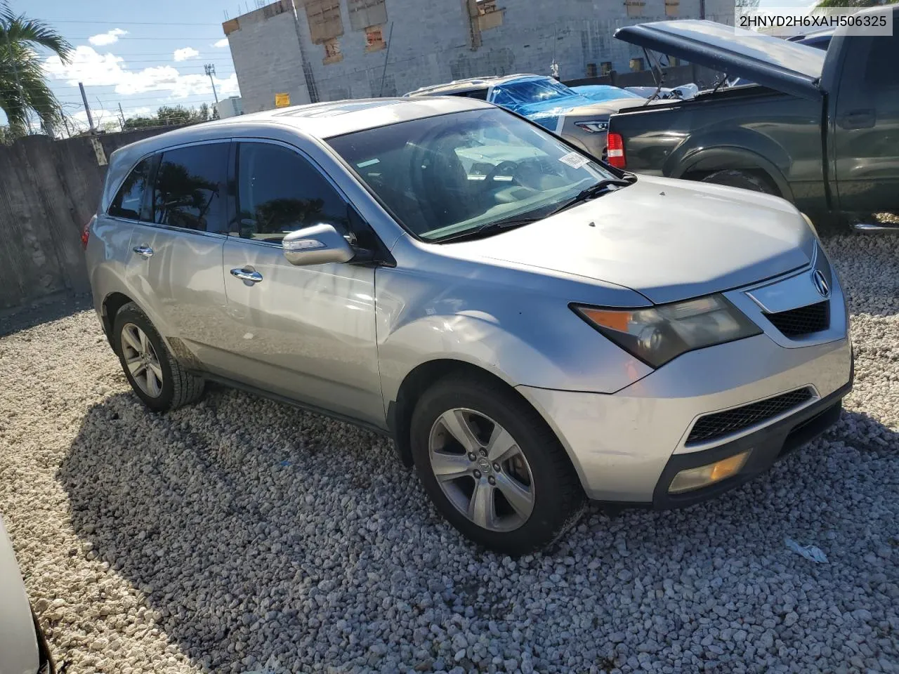 2010 Acura Mdx Technology VIN: 2HNYD2H6XAH506325 Lot: 78055154