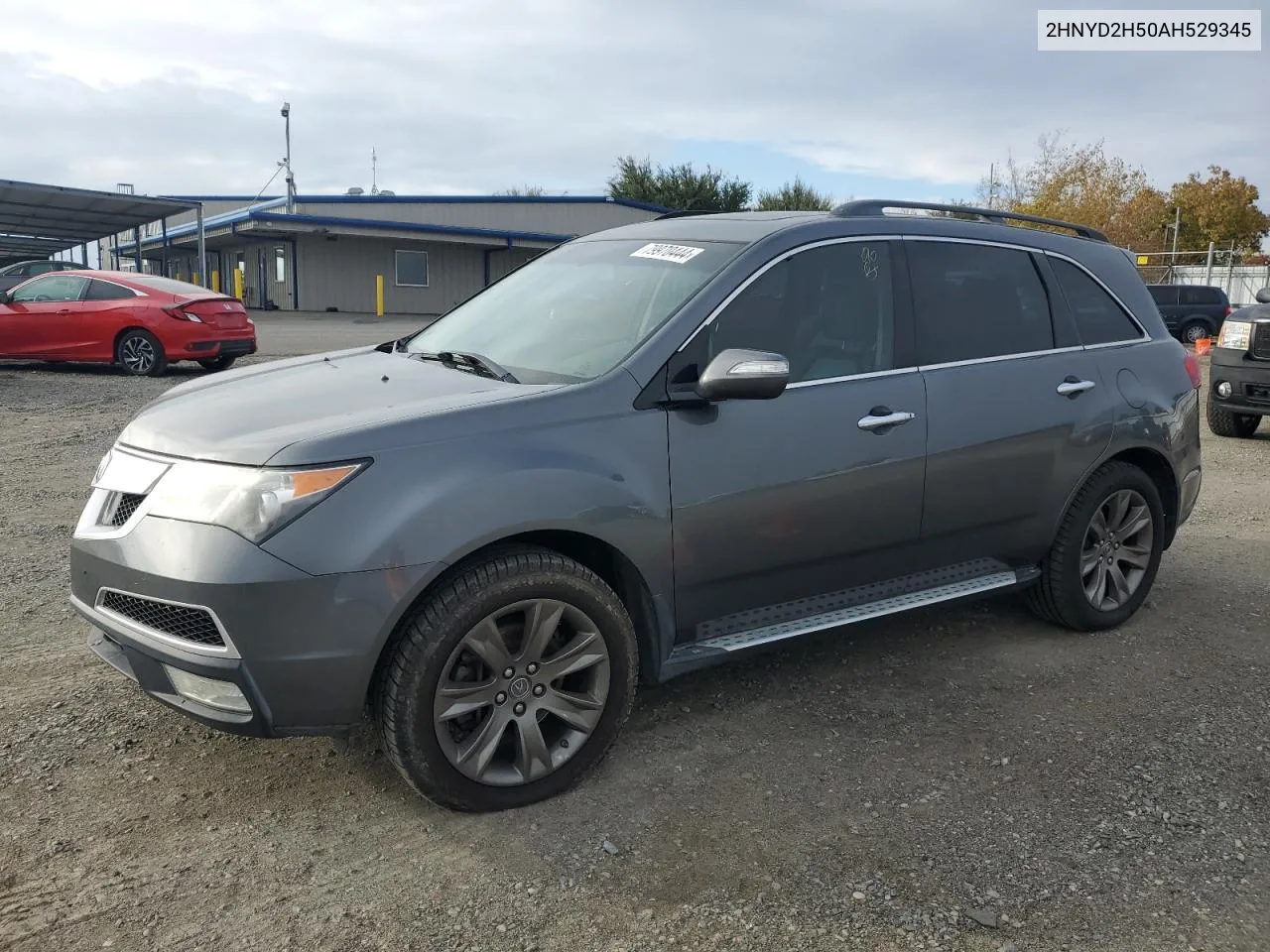 2010 Acura Mdx Advance VIN: 2HNYD2H50AH529345 Lot: 79970444