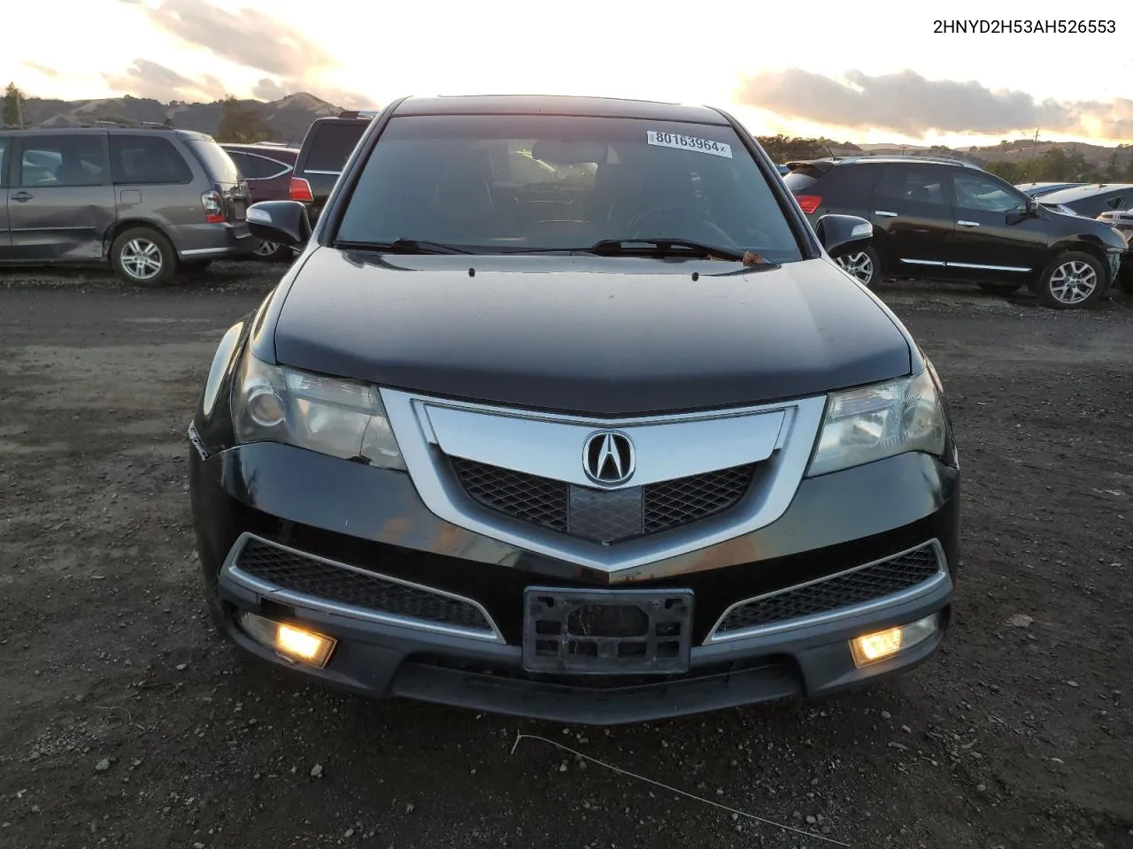 2010 Acura Mdx Advance VIN: 2HNYD2H53AH526553 Lot: 80163964