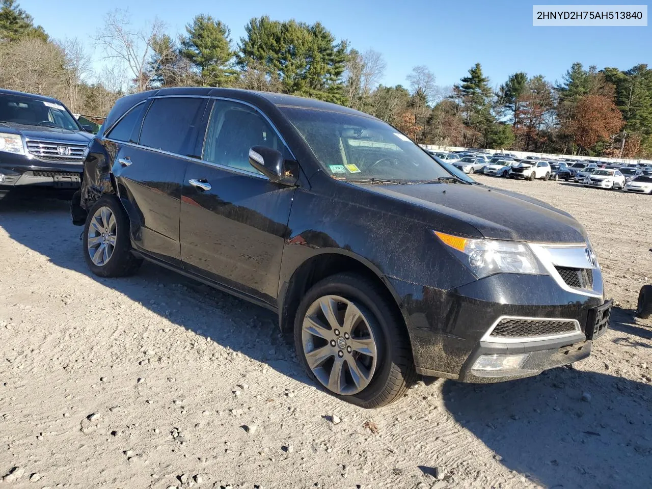 2010 Acura Mdx Advance VIN: 2HNYD2H75AH513840 Lot: 80759264