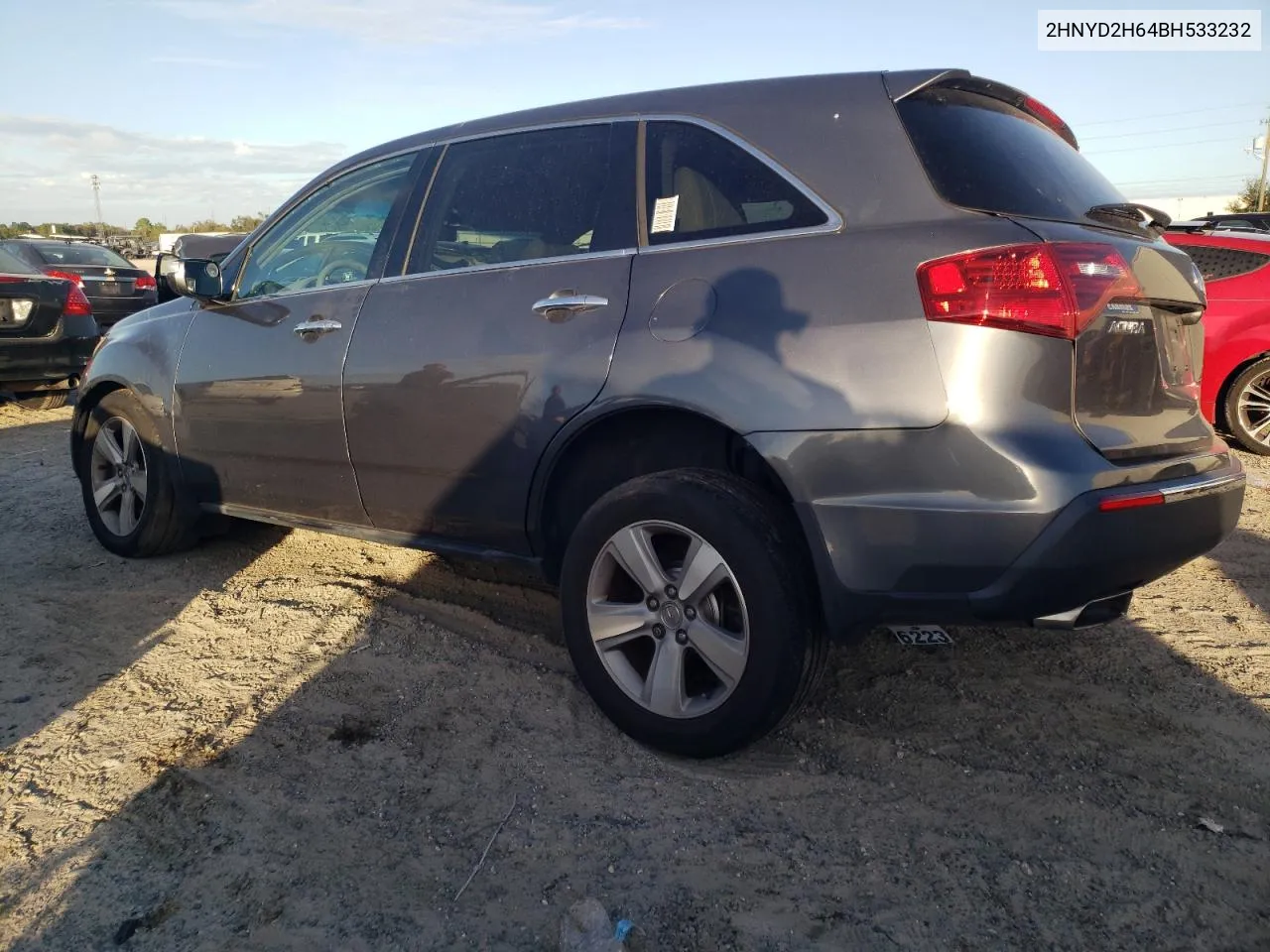 2011 Acura Mdx Technology VIN: 2HNYD2H64BH533232 Lot: 40012294