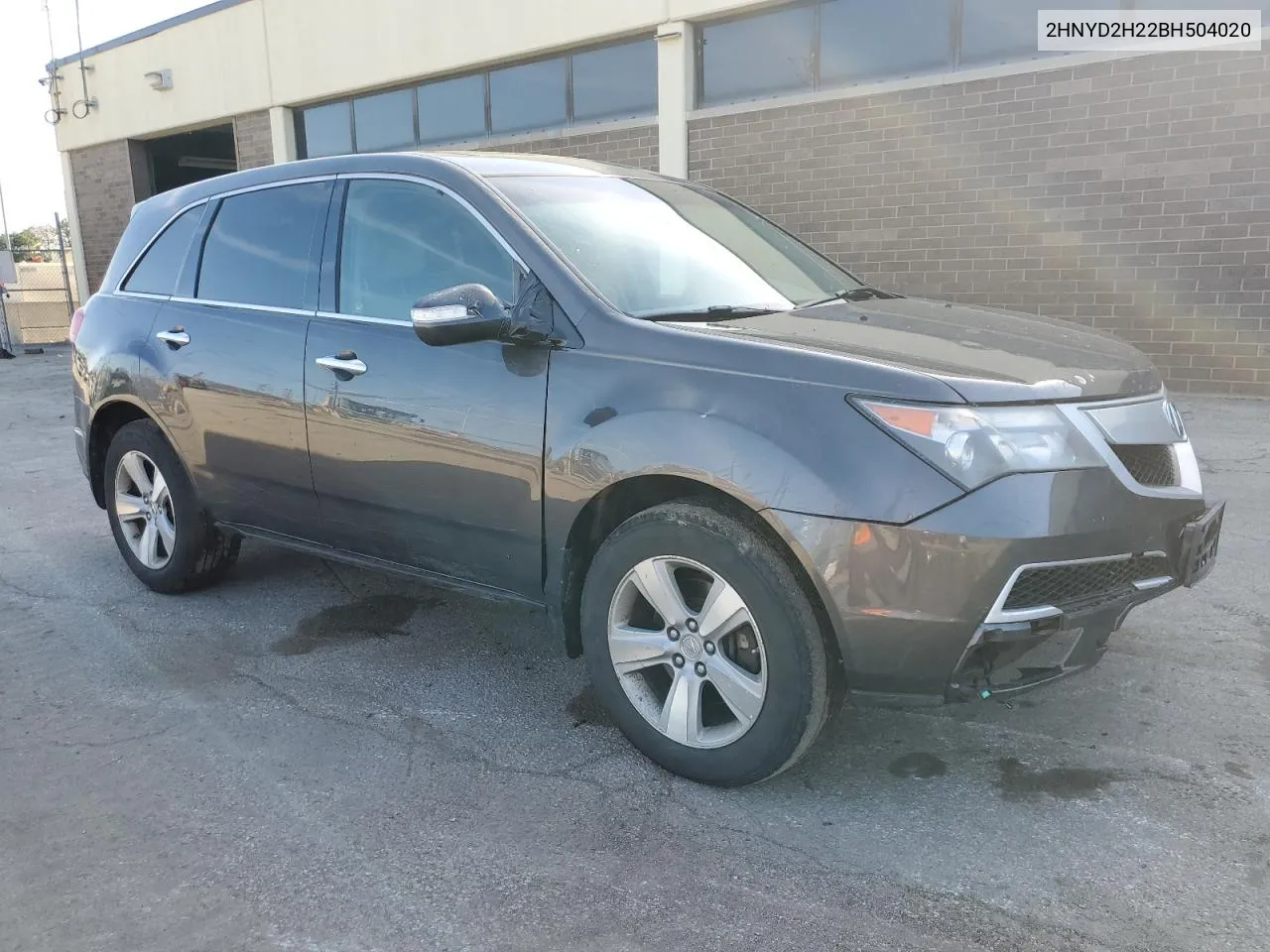 2011 Acura Mdx VIN: 2HNYD2H22BH504020 Lot: 41025744