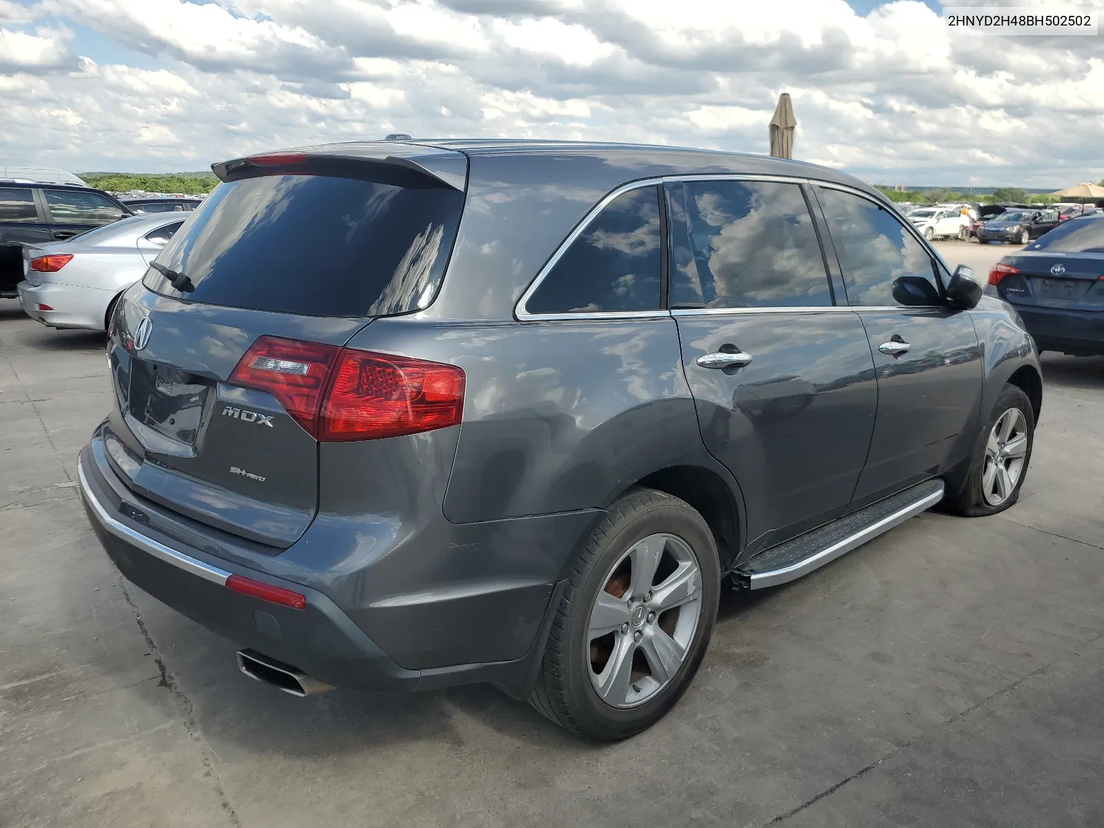 2011 Acura Mdx Technology VIN: 2HNYD2H48BH502502 Lot: 55508764