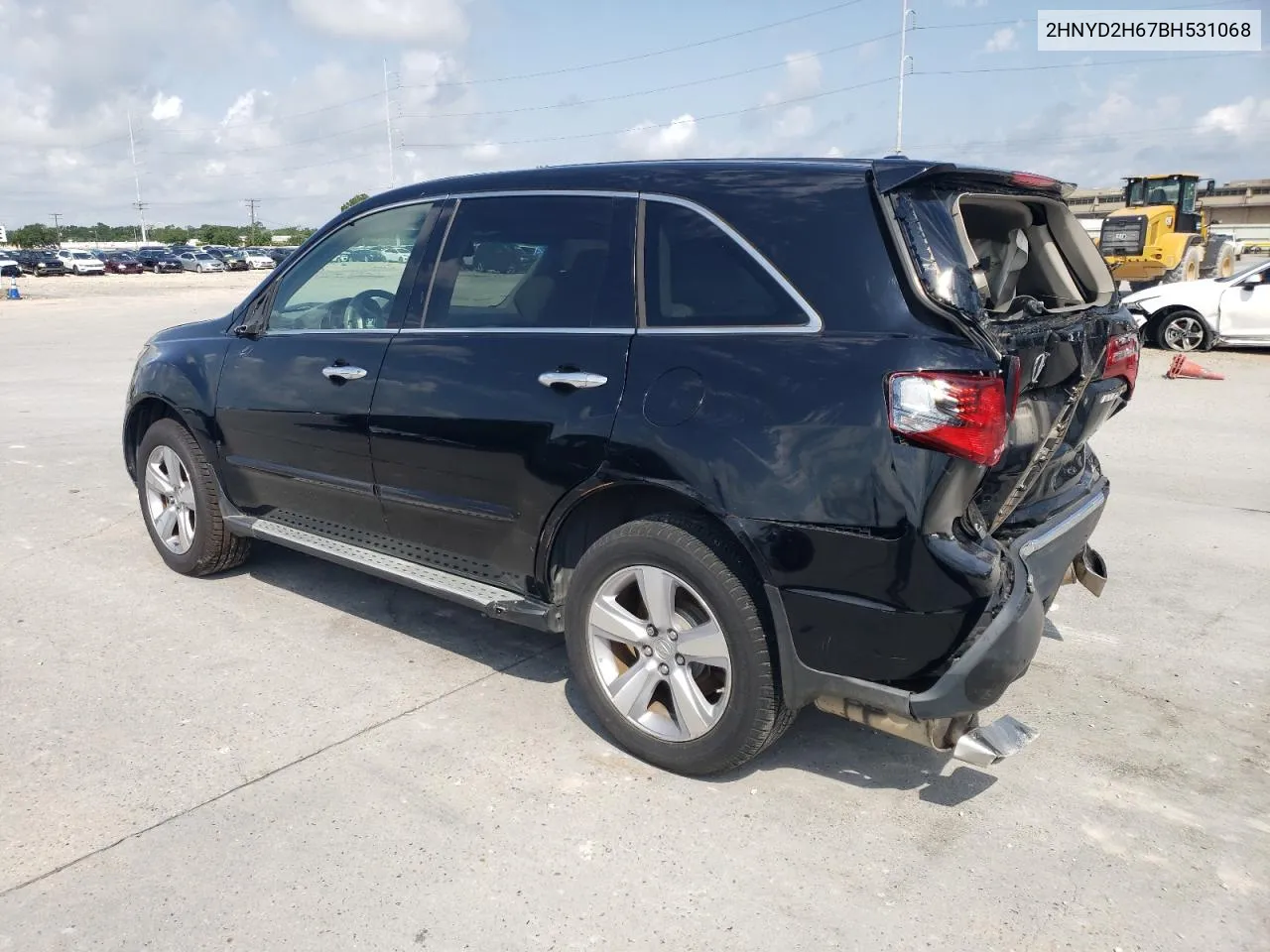 2011 Acura Mdx Technology VIN: 2HNYD2H67BH531068 Lot: 57207984