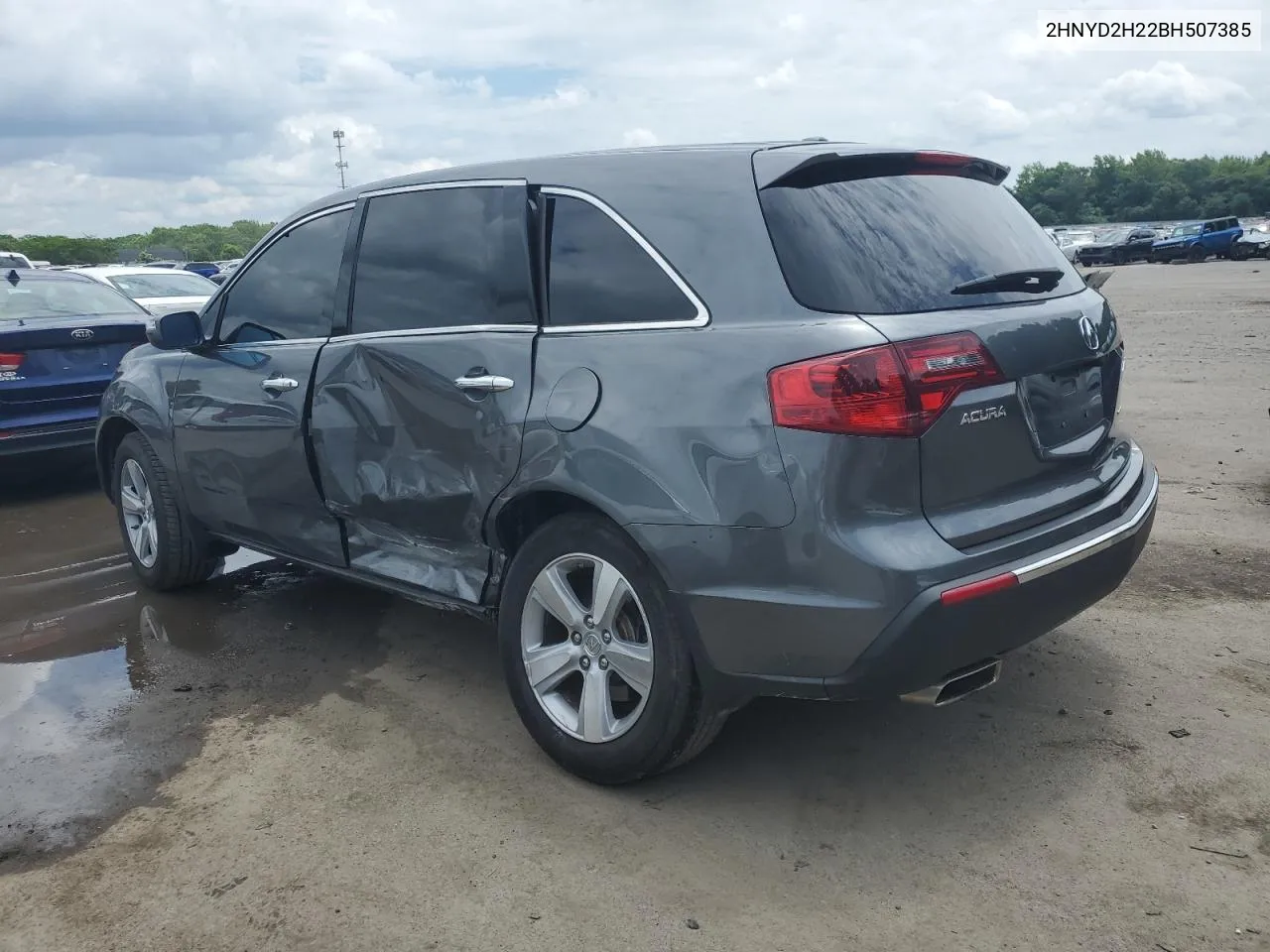 2011 Acura Mdx VIN: 2HNYD2H22BH507385 Lot: 58200744