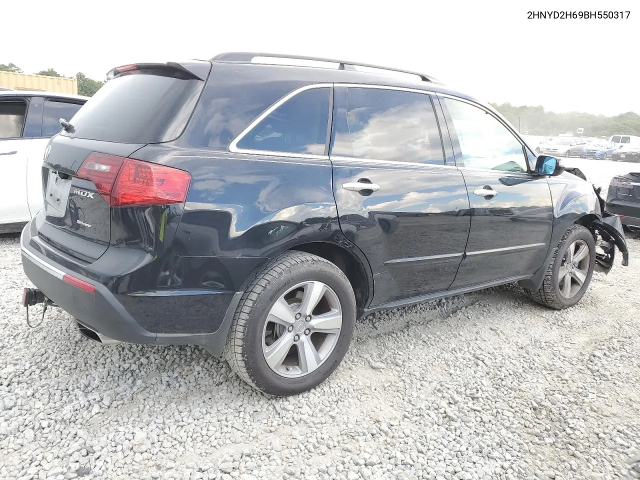 2011 Acura Mdx Technology VIN: 2HNYD2H69BH550317 Lot: 58467134