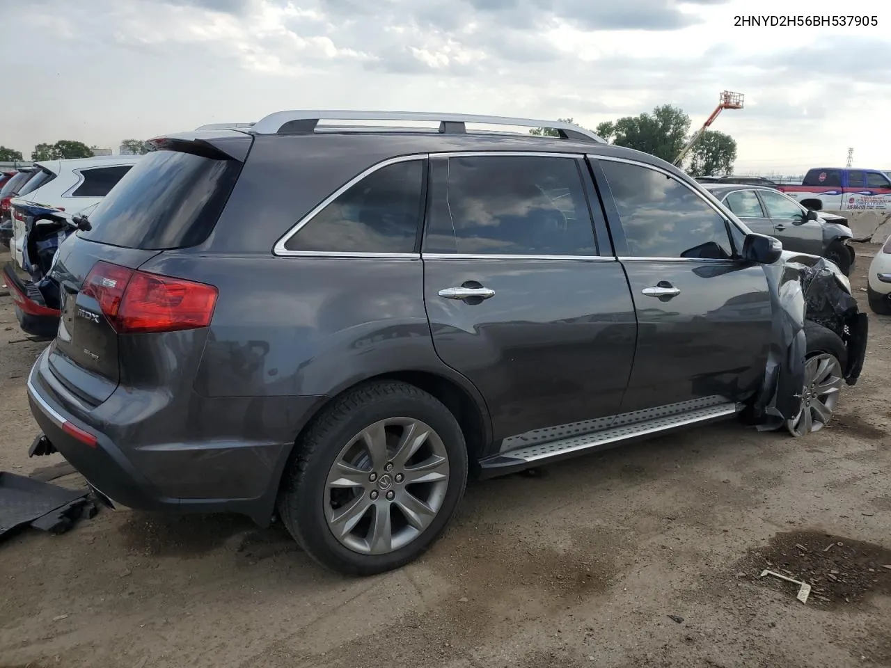 2011 Acura Mdx Advance VIN: 2HNYD2H56BH537905 Lot: 59683314