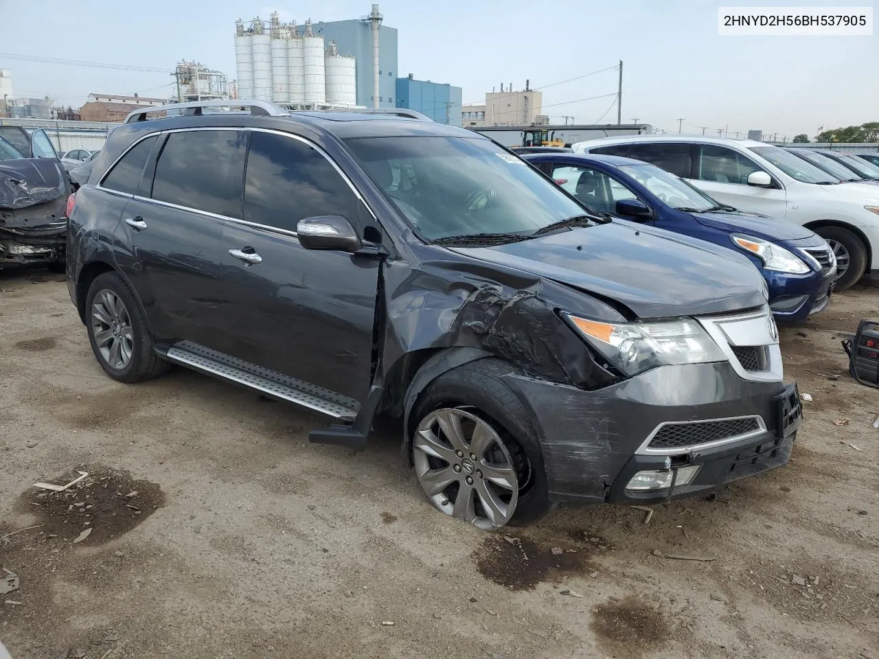 2011 Acura Mdx Advance VIN: 2HNYD2H56BH537905 Lot: 59683314