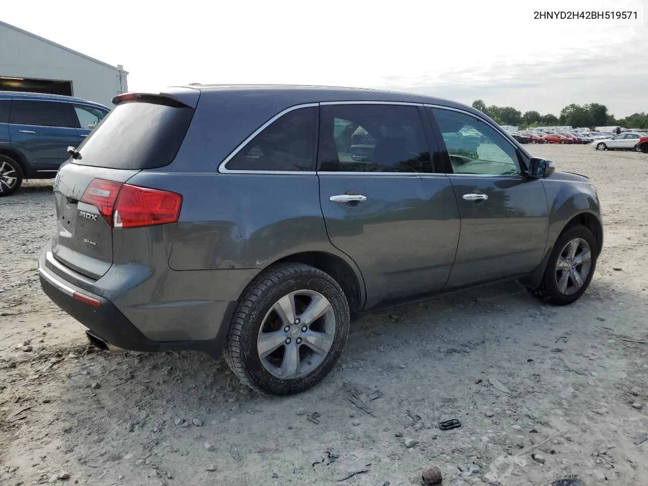 2011 Acura Mdx Technology VIN: 2HNYD2H42BH519571 Lot: 62419154