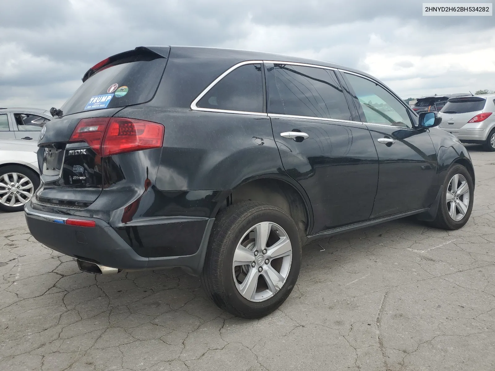 2011 Acura Mdx Technology VIN: 2HNYD2H62BH534282 Lot: 63590304