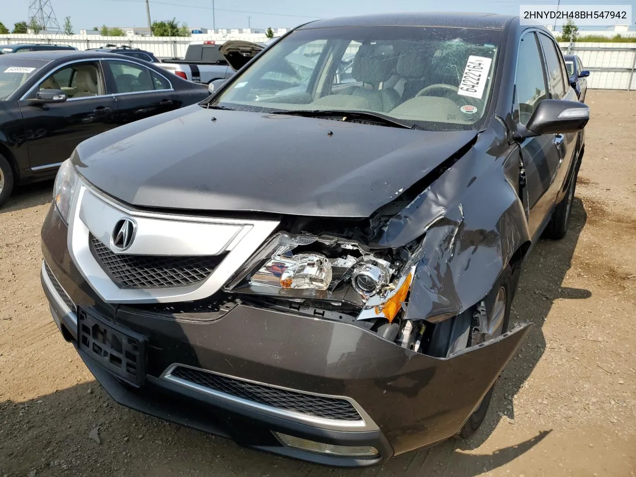 2HNYD2H48BH547942 2011 Acura Mdx Technology