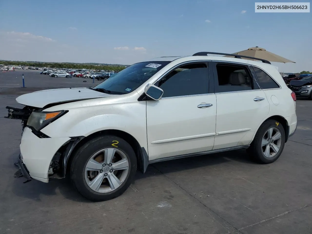 2011 Acura Mdx Technology VIN: 2HNYD2H65BH506623 Lot: 66177214