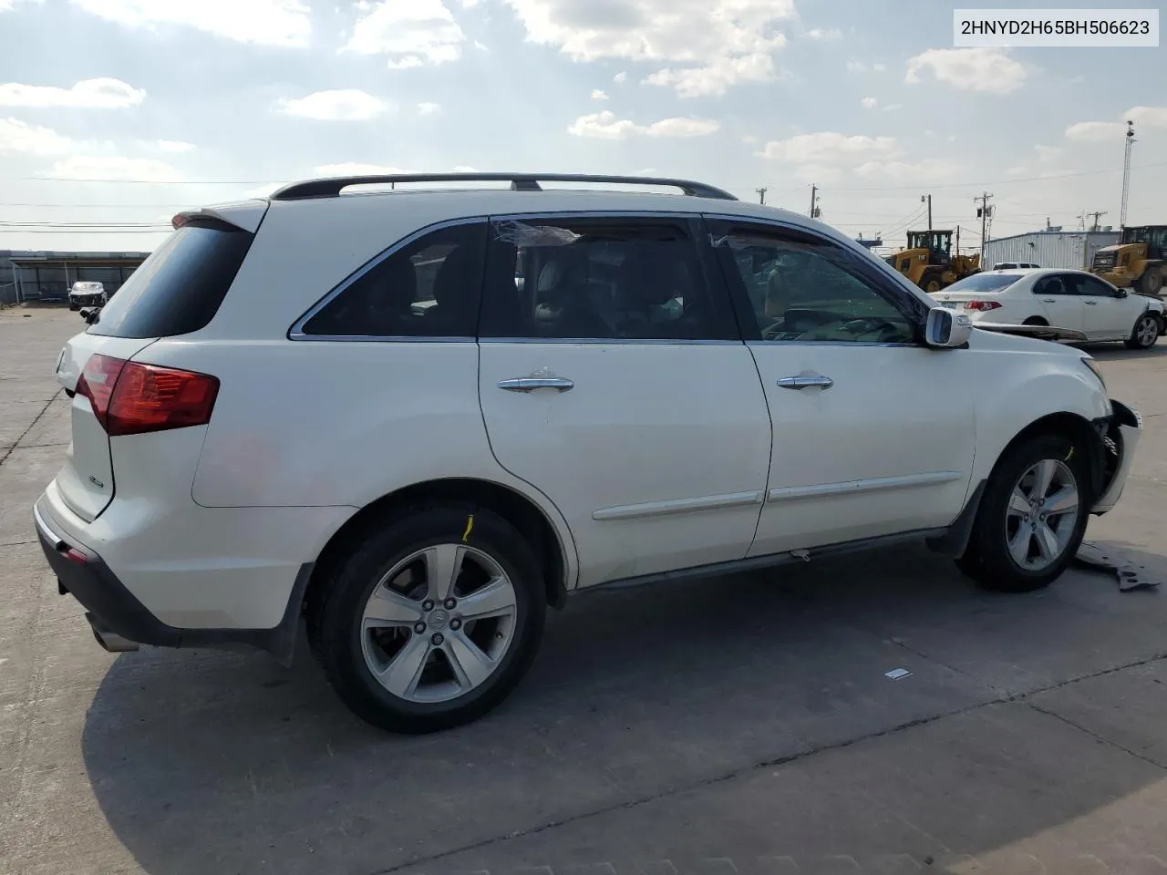 2011 Acura Mdx Technology VIN: 2HNYD2H65BH506623 Lot: 66177214