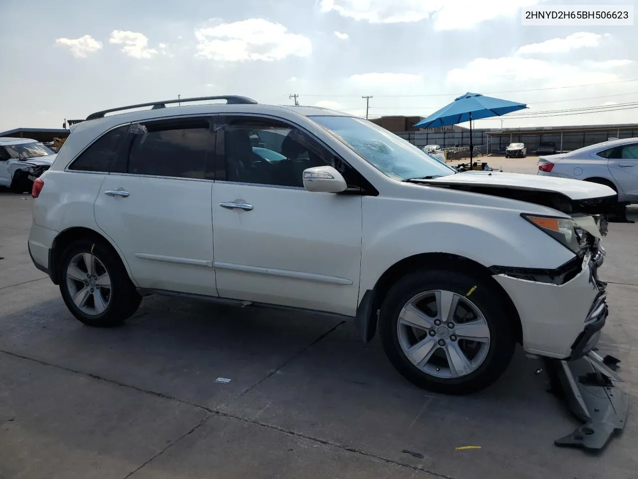 2011 Acura Mdx Technology VIN: 2HNYD2H65BH506623 Lot: 66177214