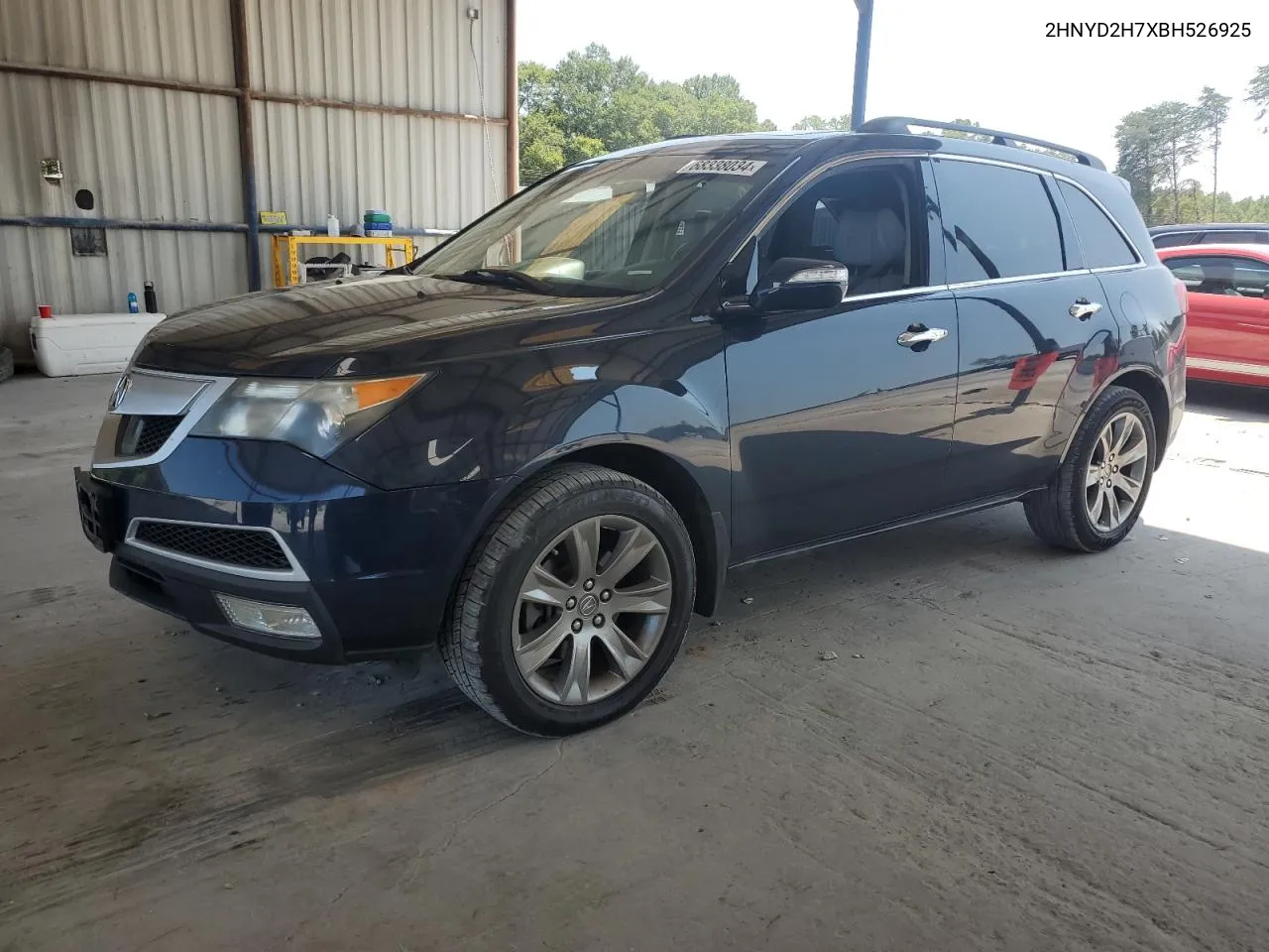 2011 Acura Mdx Advance VIN: 2HNYD2H7XBH526925 Lot: 68338034