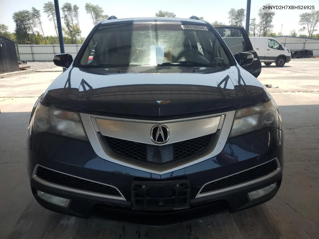 2011 Acura Mdx Advance VIN: 2HNYD2H7XBH526925 Lot: 68338034