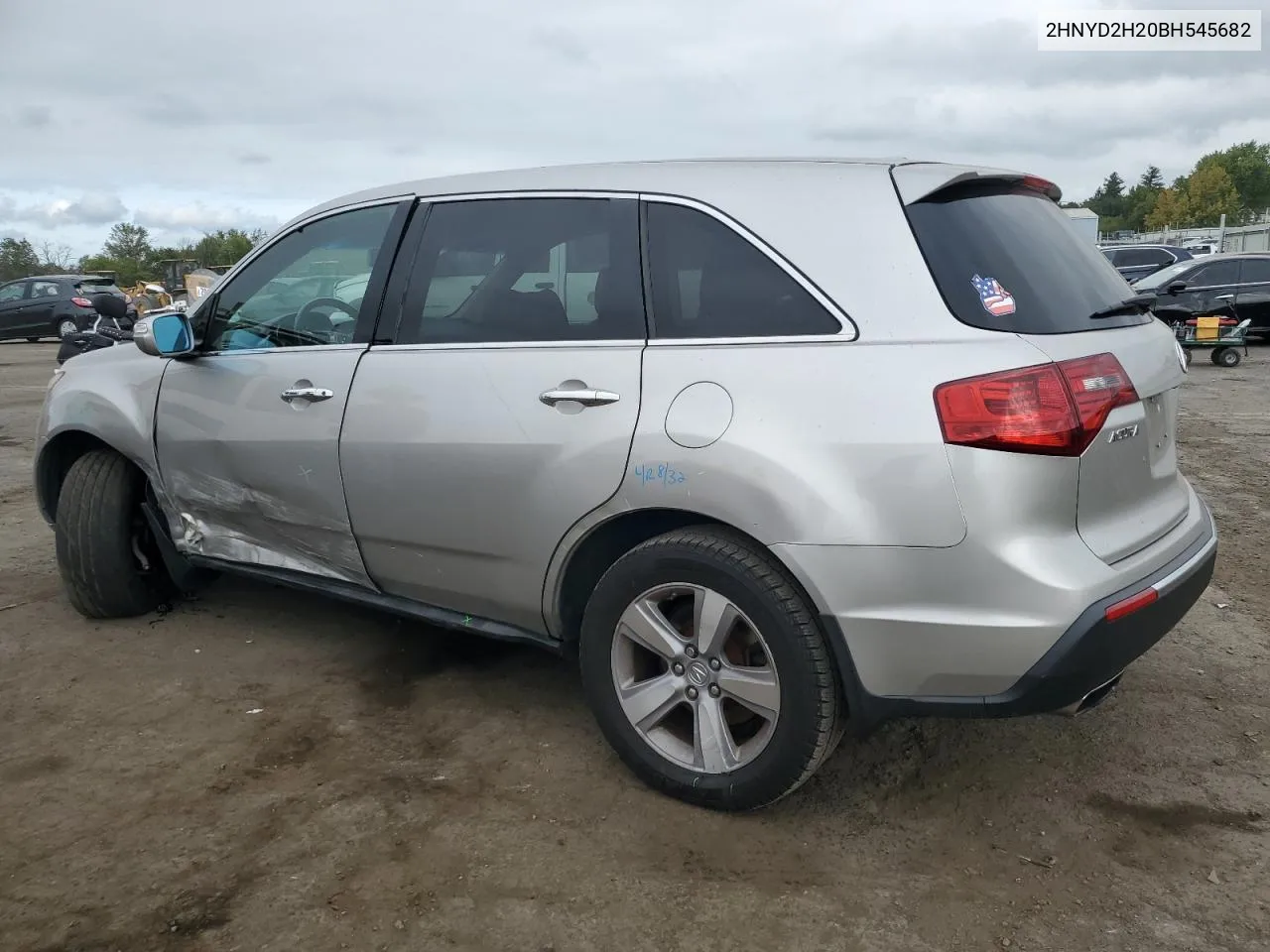 2011 Acura Mdx VIN: 2HNYD2H20BH545682 Lot: 68835254