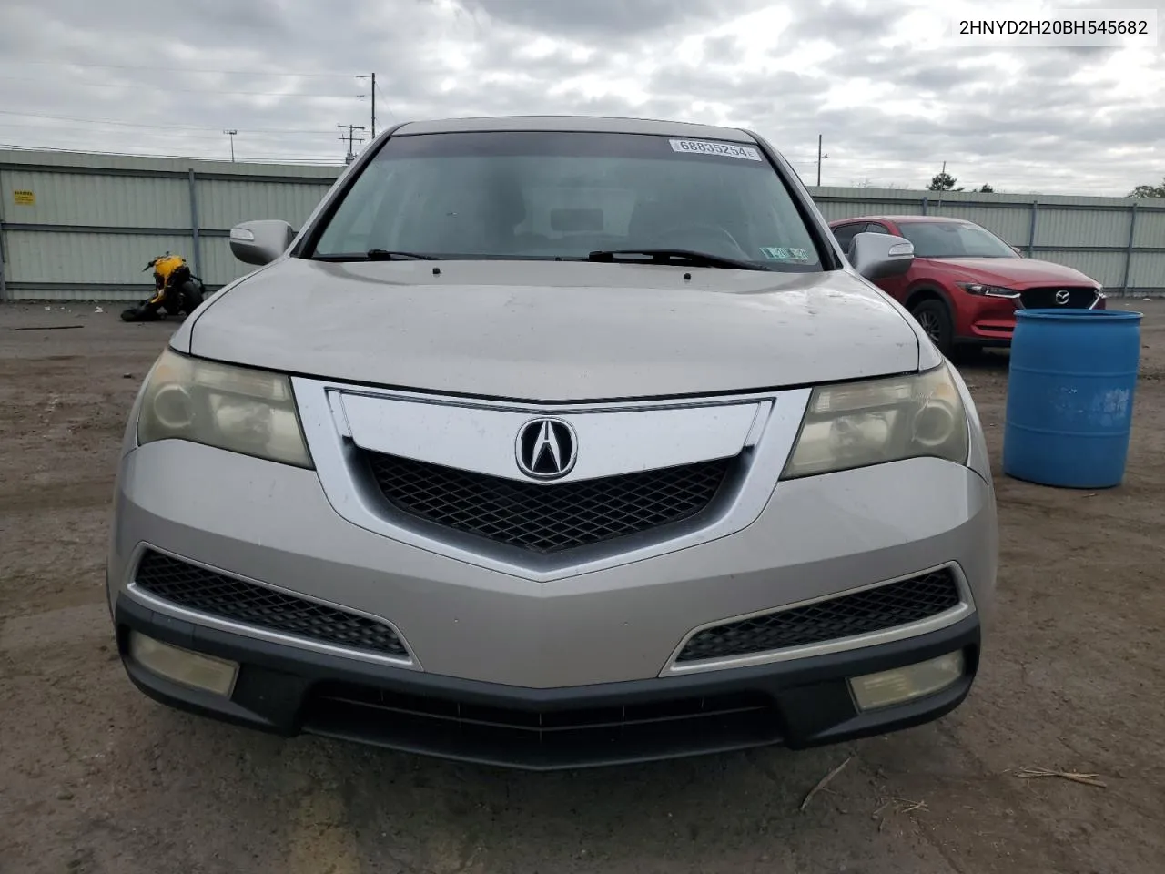 2011 Acura Mdx VIN: 2HNYD2H20BH545682 Lot: 68835254