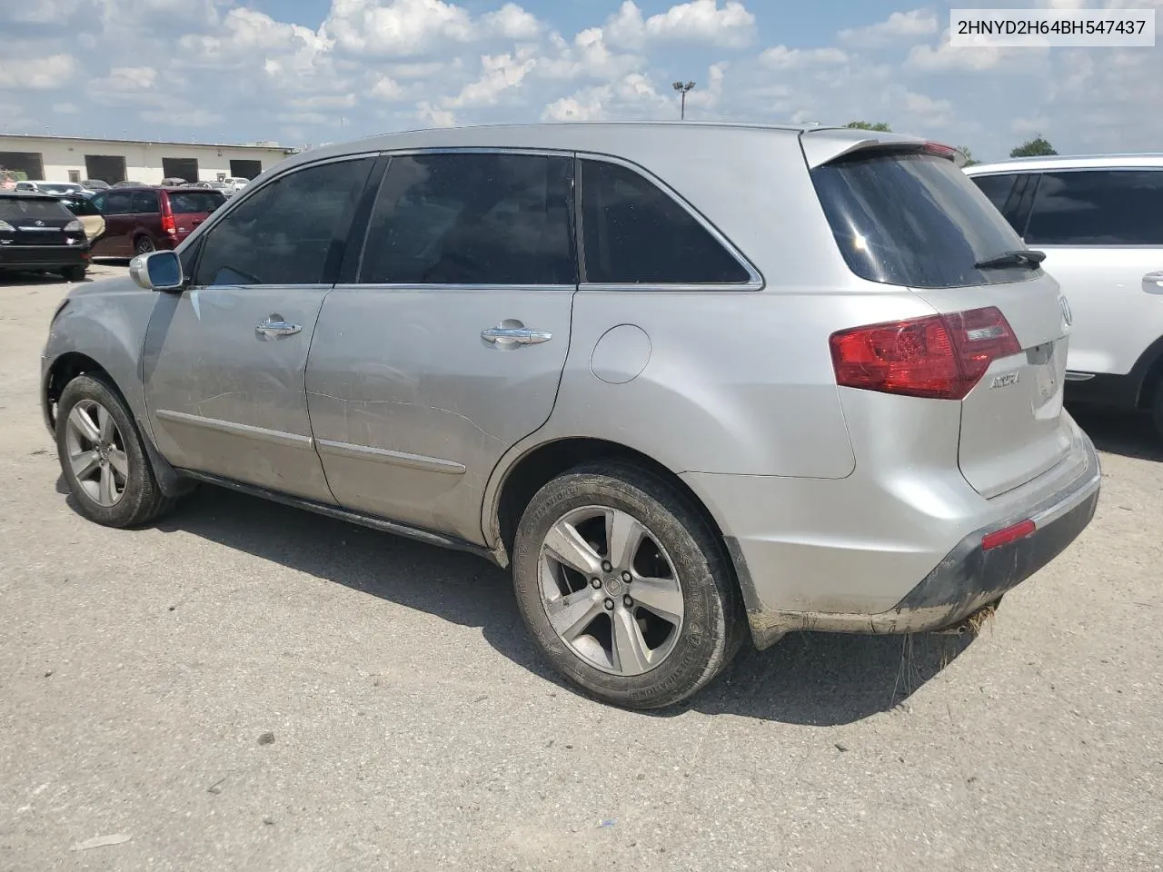 2011 Acura Mdx Technology VIN: 2HNYD2H64BH547437 Lot: 69477254