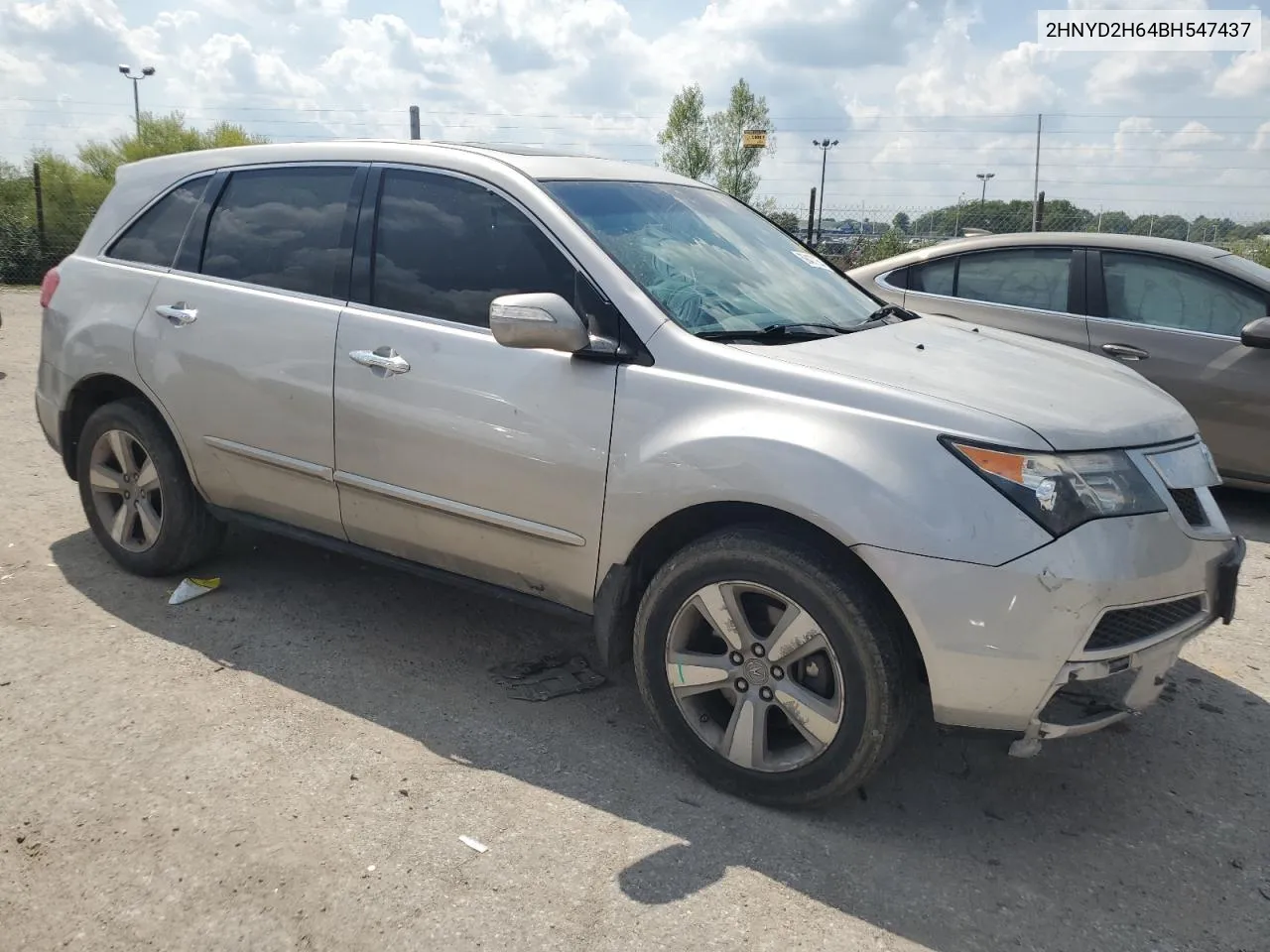 2011 Acura Mdx Technology VIN: 2HNYD2H64BH547437 Lot: 69477254