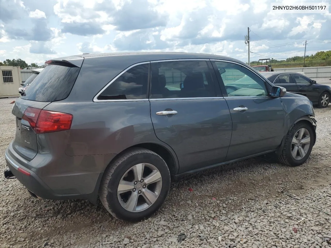 2011 Acura Mdx Technology VIN: 2HNYD2H60BH501197 Lot: 69640244