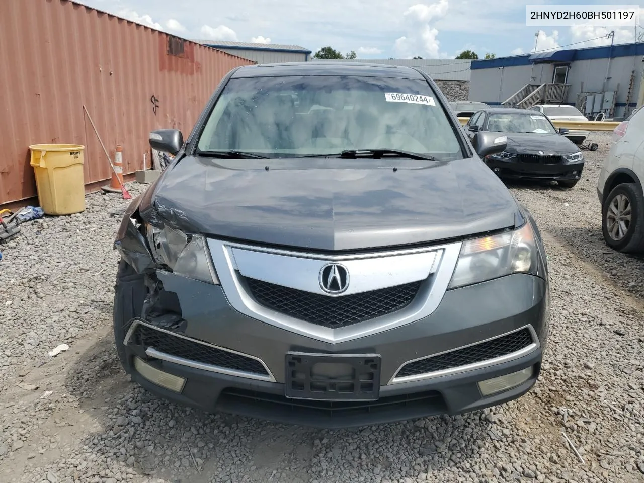 2011 Acura Mdx Technology VIN: 2HNYD2H60BH501197 Lot: 69640244