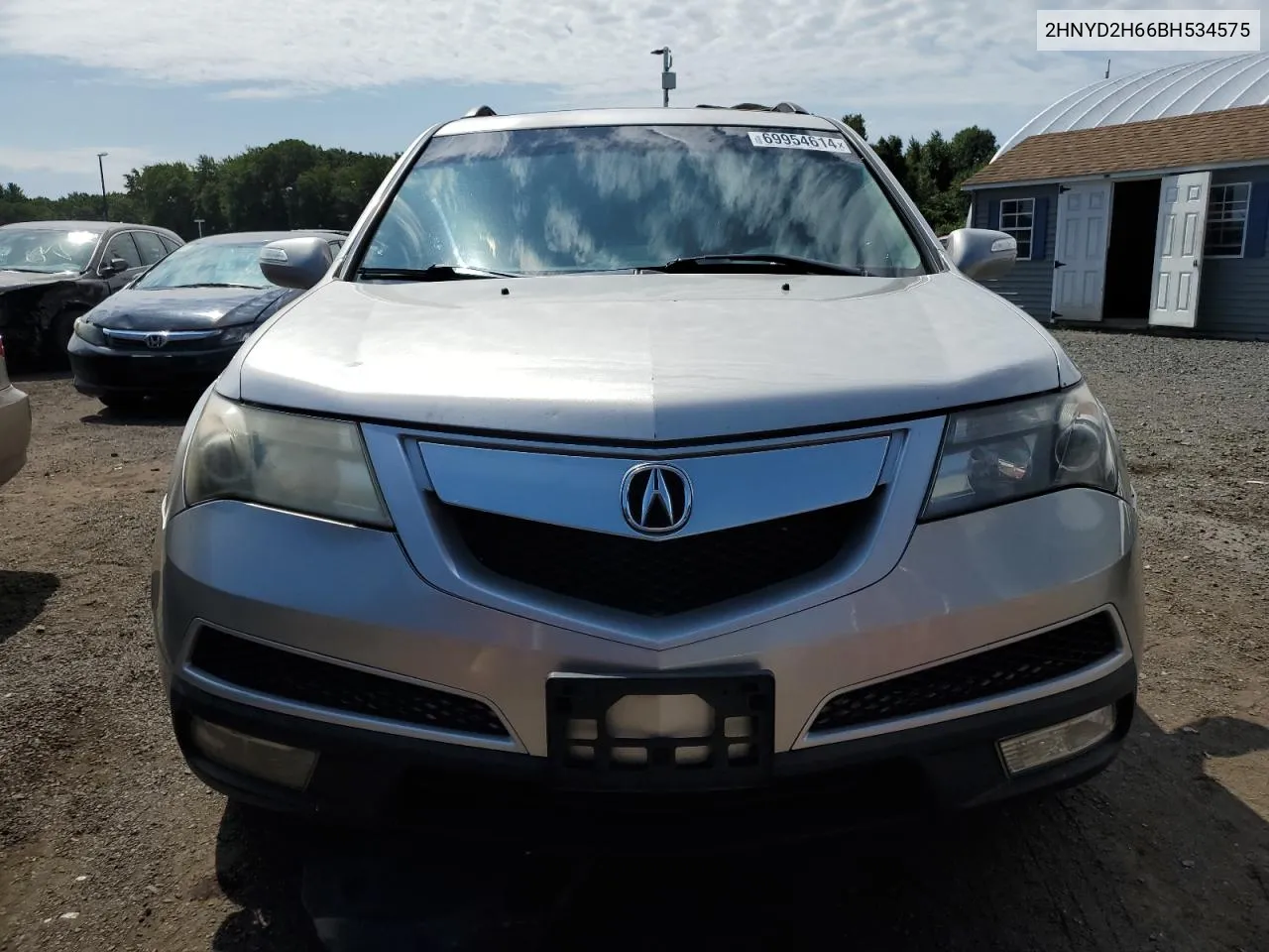 2011 Acura Mdx Technology VIN: 2HNYD2H66BH534575 Lot: 69954614