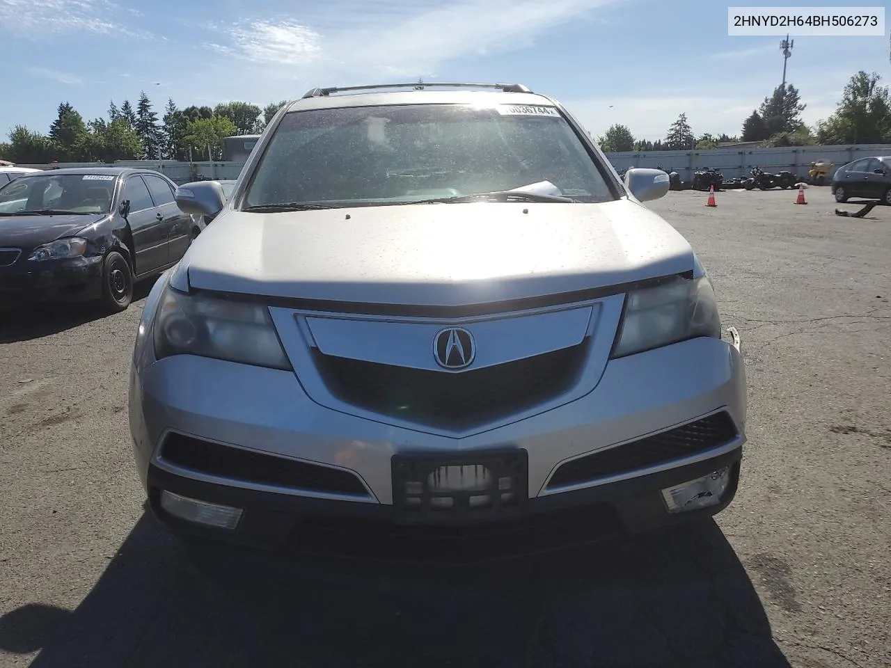 2011 Acura Mdx Technology VIN: 2HNYD2H64BH506273 Lot: 70036744