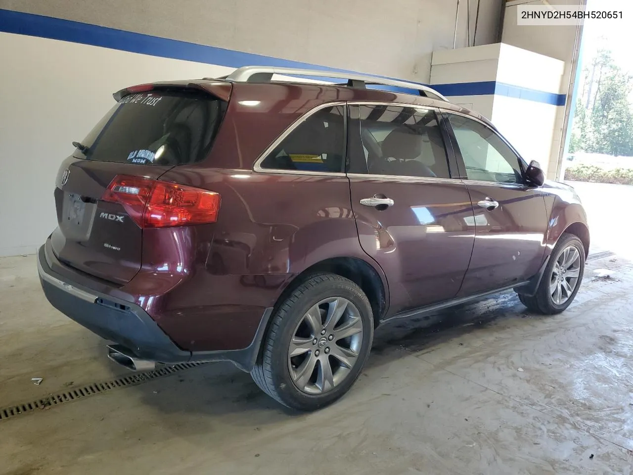 2011 Acura Mdx Advance VIN: 2HNYD2H54BH520651 Lot: 70445534