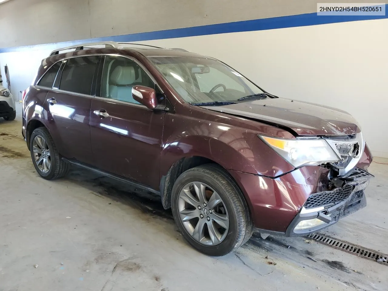 2011 Acura Mdx Advance VIN: 2HNYD2H54BH520651 Lot: 70445534