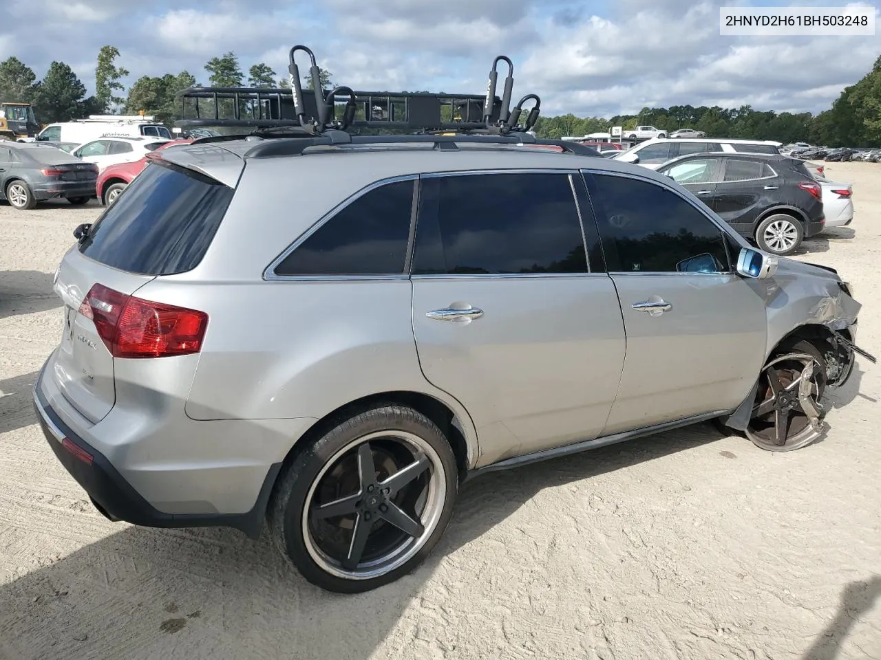 2011 Acura Mdx Technology VIN: 2HNYD2H61BH503248 Lot: 71314274