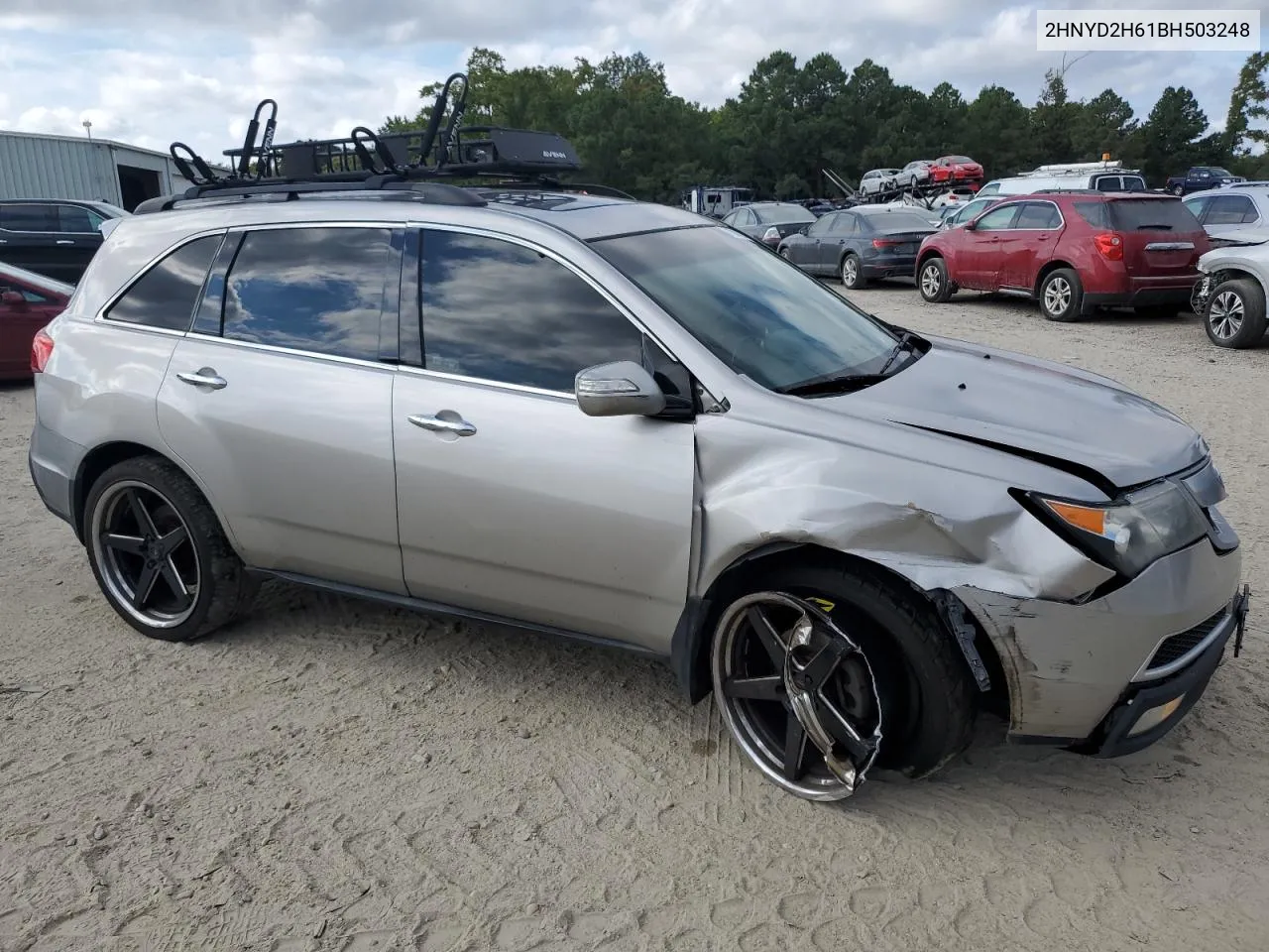 2011 Acura Mdx Technology VIN: 2HNYD2H61BH503248 Lot: 71314274