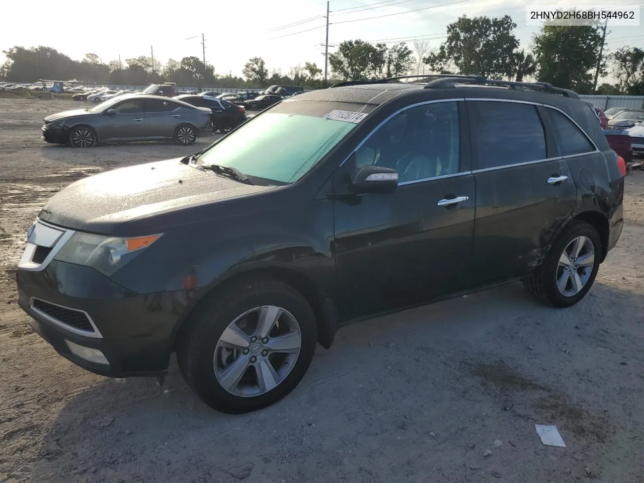 2011 Acura Mdx Technology VIN: 2HNYD2H68BH544962 Lot: 71628774