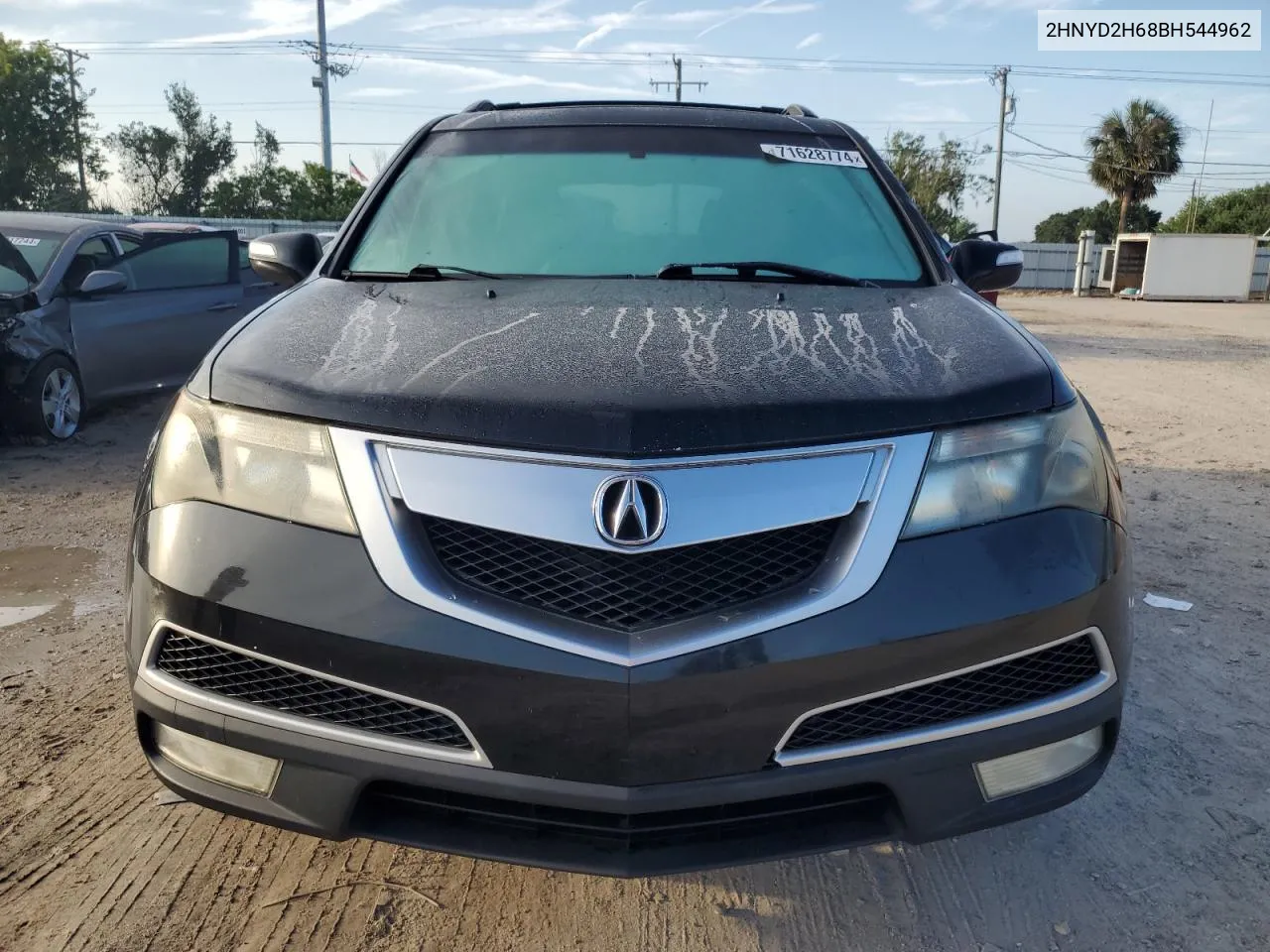 2011 Acura Mdx Technology VIN: 2HNYD2H68BH544962 Lot: 71628774